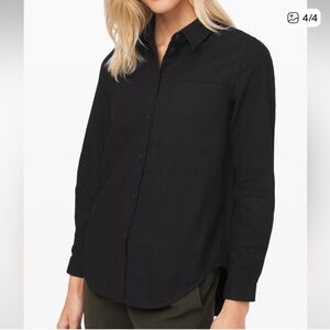 lululemon athletica Black Casual Button Down Shirt